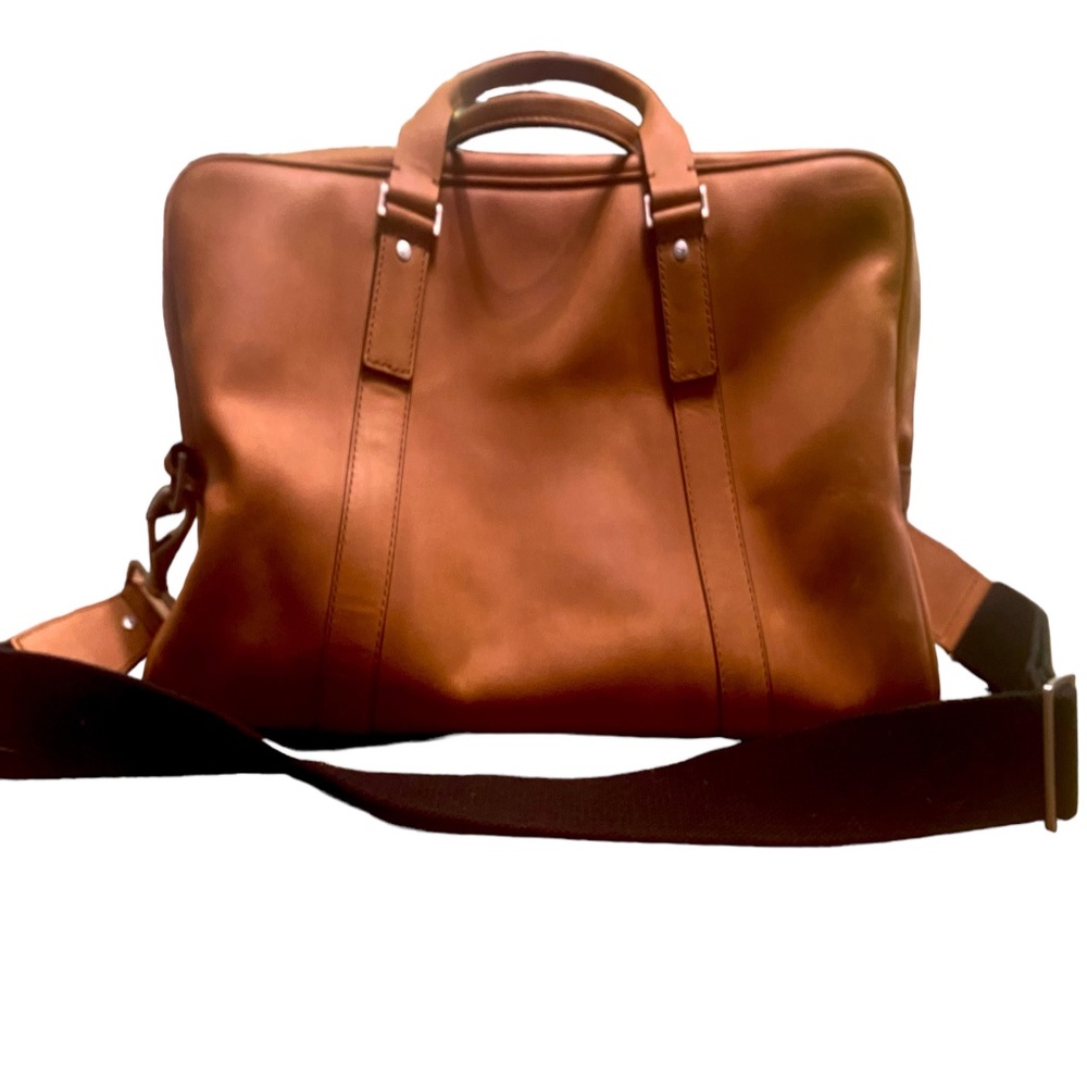 Jack Spade Leather Weekend Duffel